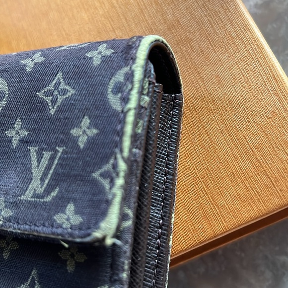 Louis Vuitton Mini Lin Monogram Portefeuille Sarah Wallet - Picture 16 of 16